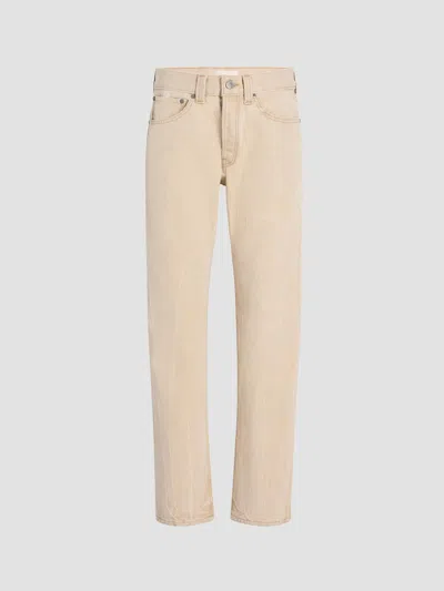 Khaite Women's Callum Cotton Slim-fit Jeans In Neutral