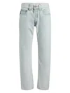 Khaite Callum Mid-rise Straight-leg Jeans In Blue