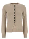 Khaite Cappuccino Cashmere Josette Cardigan