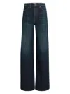 Khaite Women Blue Dane Wide-leg Jeans In Blue