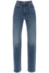 Shop Khaite Women's Danielle Archer Cotton Jeans In Black