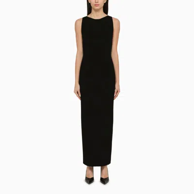 Khaite Evelyn Stretch-knit Maxi Dress In Black