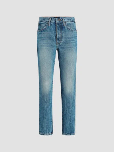 Khaite Women's Finley Cotton Skinny Jeans In Blue