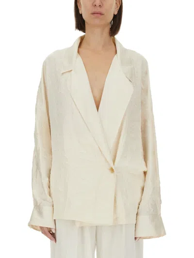 Khaite Women's Garth Jacket In White