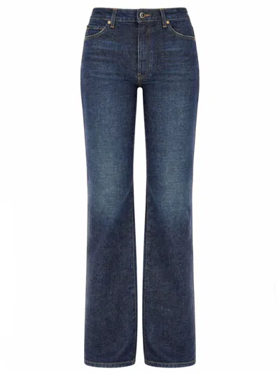 Khaite Women's High-waisted Jeans - Size 27 In Blue