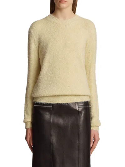 Khaite Women's Irla Silk-cashmere Sweater In Yellow