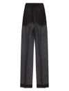 Khaite Trasnlucent Trousers In Black