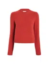 Khaite Margaux Cashmere Jumper In Red