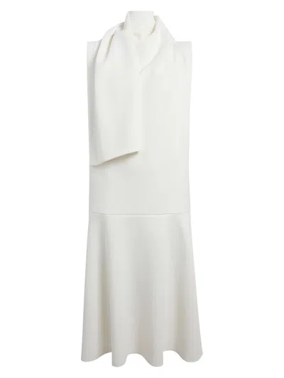KHAITE WOMEN'S LOELL SCARF MIDI-DRESS