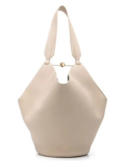 Khaite Women's Lotus Small Beig Bag In Beige