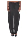 Khaite Logo Patch And Detachable Self-tie Fastening At Face....