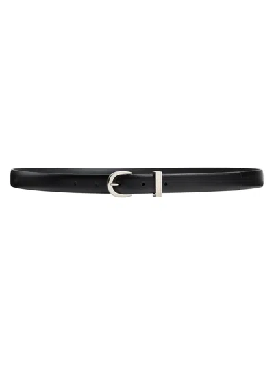 Khaite Women's Luna Leather Belt In Orange