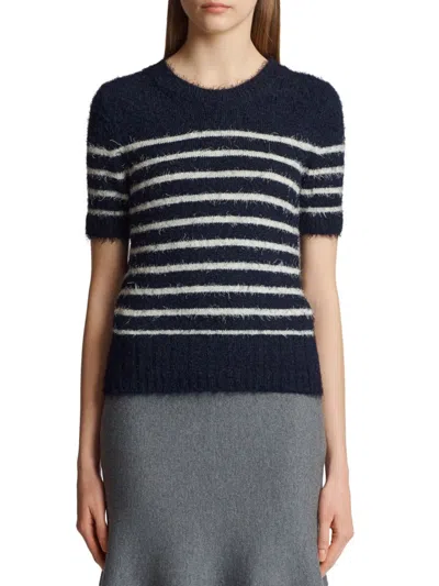 Khaite Women's Luphia Striped Silk-blend Sweater