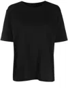 Khaite Mae Short-sleeved T-shirt In Black