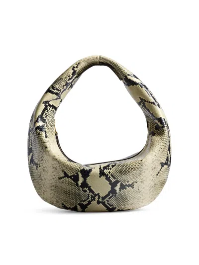 KHAITE WOMEN'S MEDIUM OLIVIA SNAKE-PRINT LEATHER HOBO BAG