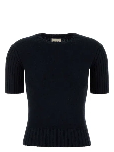KHAITE WOMEN'S MIDNIGHT CASHMERE SWEATER