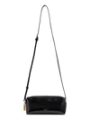 Khaite Kye Mini Calfskin Leather Crossbody Bag In Black