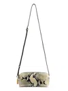 Khaite Mini Kye Snakeskin Embossed Leather Crossbody Bag In Brown