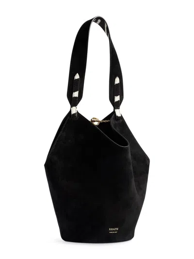 Khaite Women's Mini Lotus Zebra-print & Leather Tote Bag In Multi