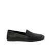 Khaite Black Nappa Leather Monroe Loafers In Black