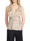 Khaite Women's Oli Floral Top In Natural