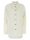 Khaite White Organza Shirt