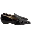 Khaite Women's Patent Leather Marfa Classic Flat Loafer (authentic Pre-loved) In Black