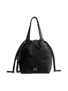 Khaite Rory Drawstring Pouch In Black