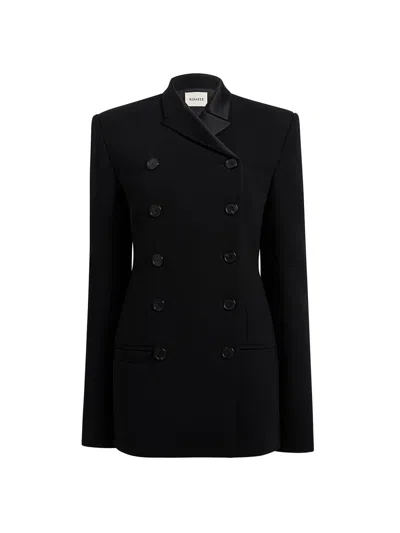 Khaite Women's Sabel Double-breasted Jacket In Black