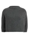 Khaite Women's Sabina Drop-shoulder Cashmere Sweater In Gray