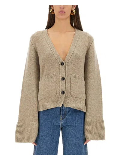 KHAITE WOMEN'S SCARLET CARDIGAN