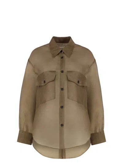 KHAITE WOMEN'S SILK SHIRT