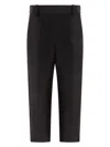 Khaite Cambie Straight-leg Pants In Black