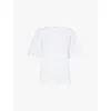 Khaite The Emmylou Cotton T-shirt In White