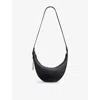 Khaite Womens Augustina Leather Hobo Bag Black In Black