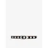 Khaite Womens Benny Studded Leather Belt Black In Black