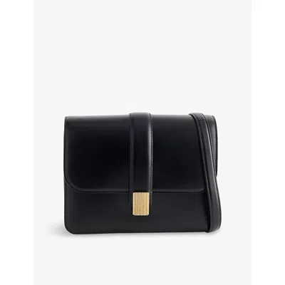 Khaite Womens Black Blake Leather Cross-body Bag