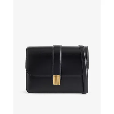 Khaite Womens Black Blake Leather Cross-body Bag