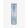 Khaite Womens Bryce Stretch Danielle Straight-leg High-rise Jeans