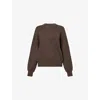 Khaite Womens Coffee Margaux Round-neck Cashmere Jumper In Brown