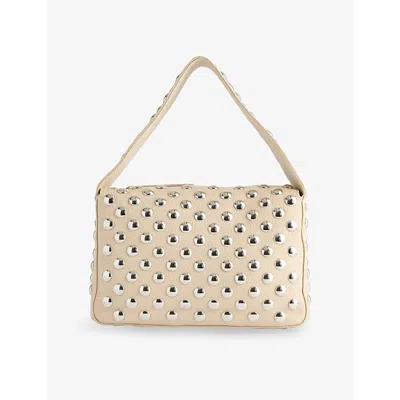 Khaite Womens  Elena Medium Leather Shoulder Bag