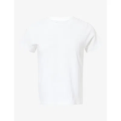 Khaite Womens Emmylou Slim-fit Cotton T-shirt White