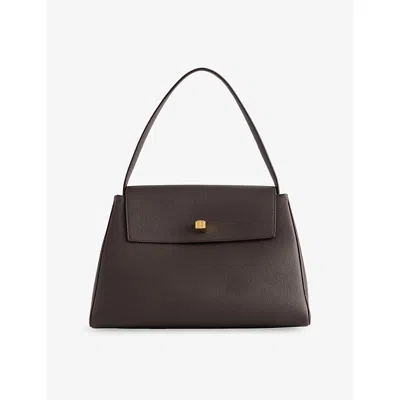 Khaite Womens Espresso Audrey Leather Top-handle Bag In Brown