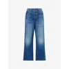 Khaite Womens Harkins Winslow Straight-leg Denim Jeans