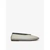 Khaite Womens Mercy Leather-trim Mesh Pumps Beige Comb In Beige Comb