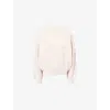 Khaite Womens Dusty Rose Margaux Boxy-fit Cashmere Jumper In Pink