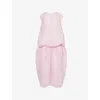 Khaite Womens Peony Noah Ruched Silk Midi Dress