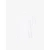 Khaite Womens White Mae Short-sleeves Cotton-jersey T-shirt In White