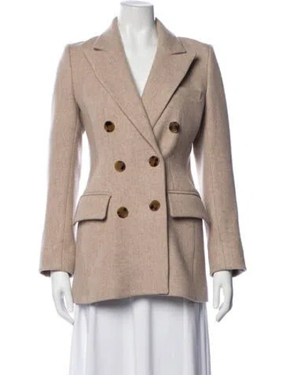 Pre-owned Khaite Wool Blazer In White