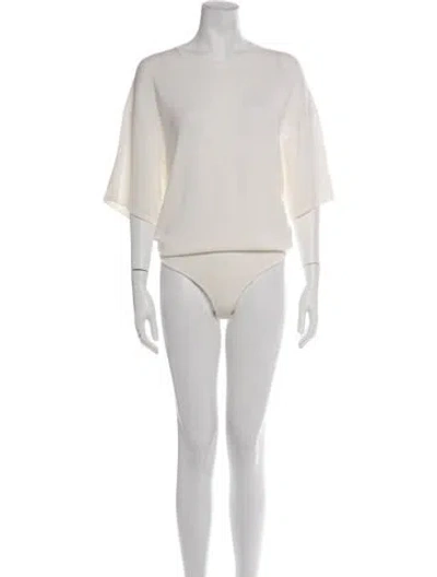 Pre-owned Khaite Wool Crew Neck Sweater In Neutrals